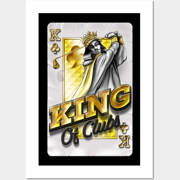 King of Clubs Wall Art by MarceloSchultz